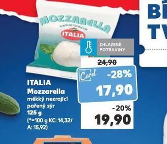 Kaufland Itala mozzarella nabídka