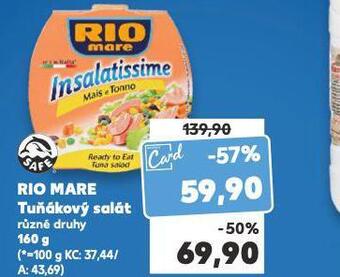Kaufland Rio mare tuňákový salát nabídka