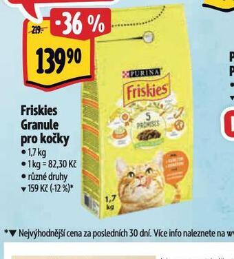 Albert Friskies granule pro kočky nabídka