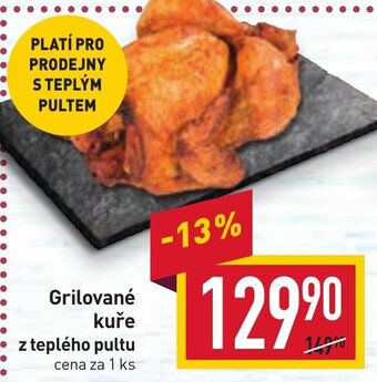 Billa Grilované kuře z teplého pultu nabídka
