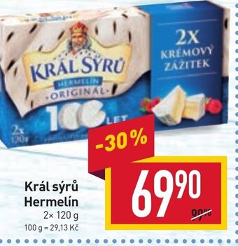 Billa Král sýrů Hermelín nabídka