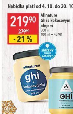 Globus Ghí s kokosovým olejem nabídka