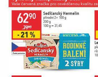 Globus Sedlčanský hermelín nabídka