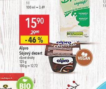 Globus Alpro sójový nápoj nabídka