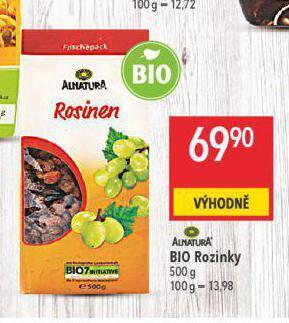 Globus Bio rozinky nabídka