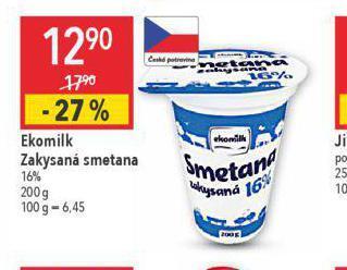 Globus Zakysaná smetana nabídka