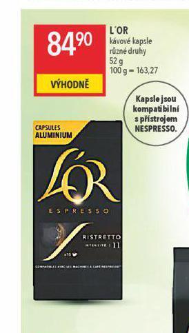 Globus Kávové kapsle l'or nabídka