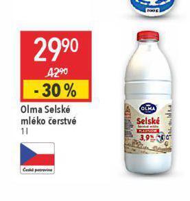 Globus Olma selské mléko nabídka