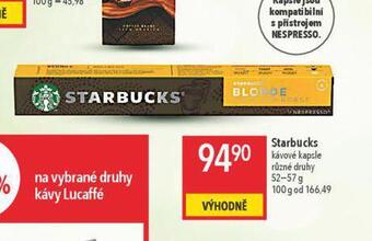 Globus Kávové kapsle starbucks nabídka