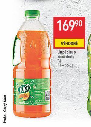 Globus Jupí sirup nabídka