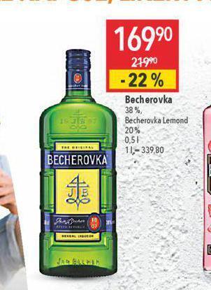 Globus Becherovka nabídka