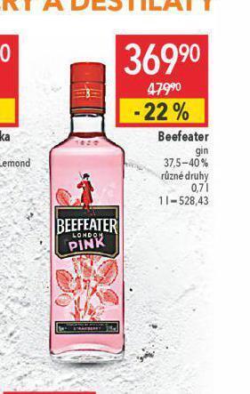 Globus Beefeater nabídka