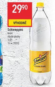 Globus Schweppes tonic nabídka