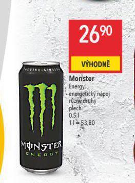 Globus Monster energy drink nabídka