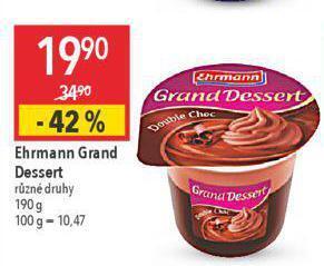 Globus Ehrmann grand dessert nabídka