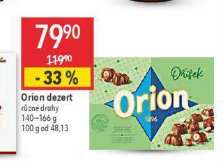 Globus Orion dezert nabídka