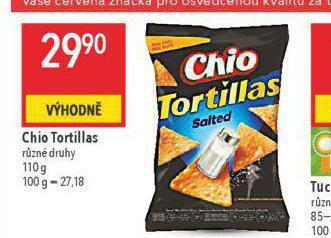 Globus Chio tortillas nabídka