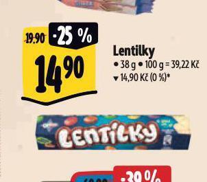 Albert Lentilky nabídka