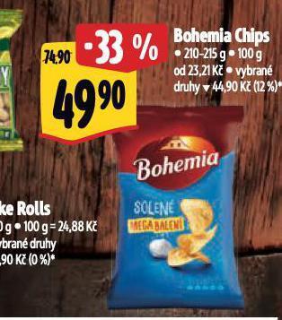Albert Bohemia chips nabídka