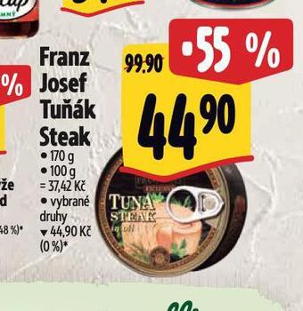 Albert Franz josef tuňák steak nabídka