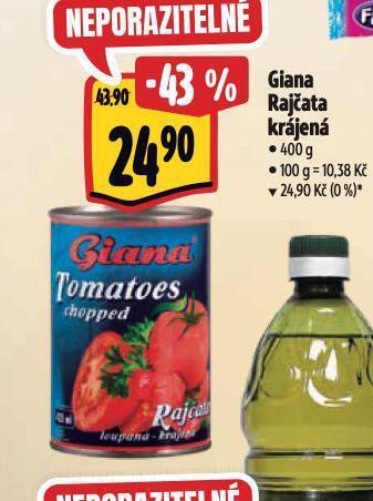 Albert Giana rajčata nabídka