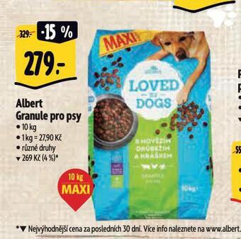 Albert Granule pro psy nabídka