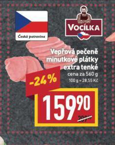 Billa Vepřová pečeně nabídka