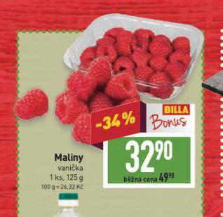 Billa Maliny nabídka