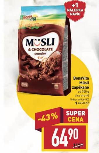 Billa Bonavita musli zapékané nabídka