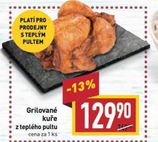 Billa Grilované kuře nabídka