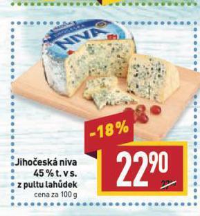 Billa Jihočeská niva nabídka
