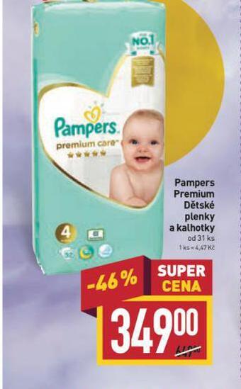 Billa Pampers pleny nabídka