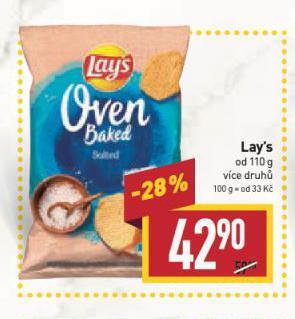 Billa Lay's chipsy nabídka
