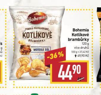 Billa Bohemia kotlíkové brambůrky nabídka
