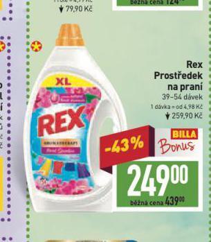 Billa Rex prací prostředek nabídka