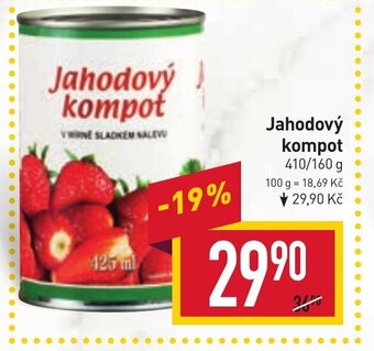 Billa Jahodový Kompot nabídka