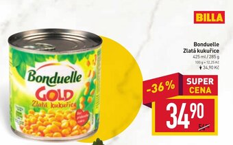Billa Bonduelle Zlatá kukuřice nabídka