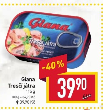 Billa Giana Tresčí játra nabídka