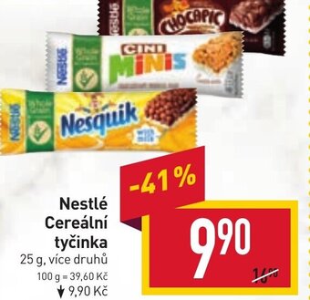 Billa Nestlé Cereální tyčinka nabídka