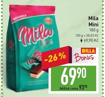 Billa Mila Mini nabídka