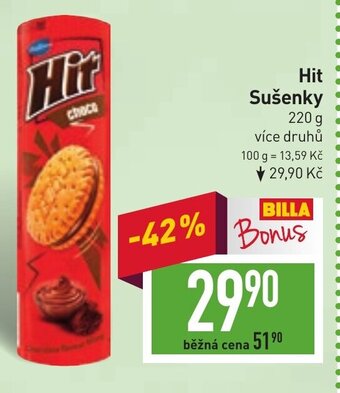 Billa Hit Sušenky 220 g nabídka