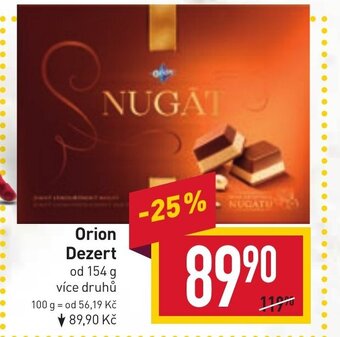 Billa Orion Dezert nabídka