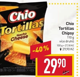 Billa Chio Tortillas Chipsy nabídka