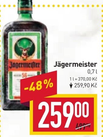Billa Jagermeister 0.7L nabídka