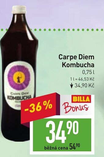 Billa Carpe Diem Kombucha 0.75L nabídka