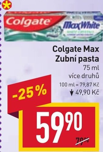 Billa Colgate Max Zubní pasta nabídka