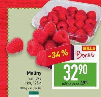 Billa Maliny nabídka