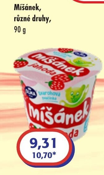 Míšánek, různé druhy,