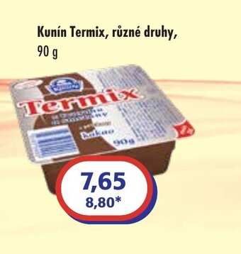 ČEPOS Kunín Termix, různé druhy, nabídka