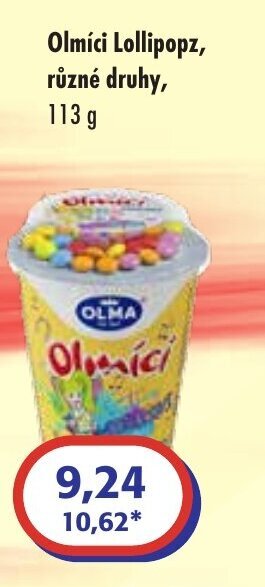 Olmíci Lollipopz, různé druhy